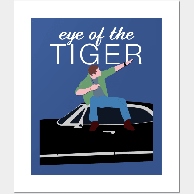 Supernatural Eye of the Tiger Wall Art by OutlineArt